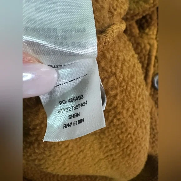 NEW Patagonia Women’s Retro Pile Fleece Shacket Sz S — Shelter Brown — NWT - Picture 12 of 13